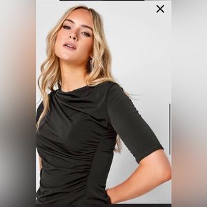 NWT size 16 Long Tall Sally draped black top